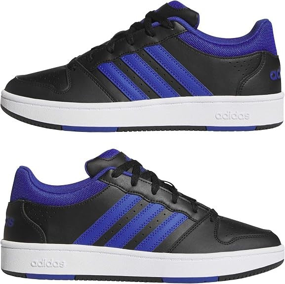 Adidas Mens Hoops Classic K11053  Black/Semi Lucid Blue/White