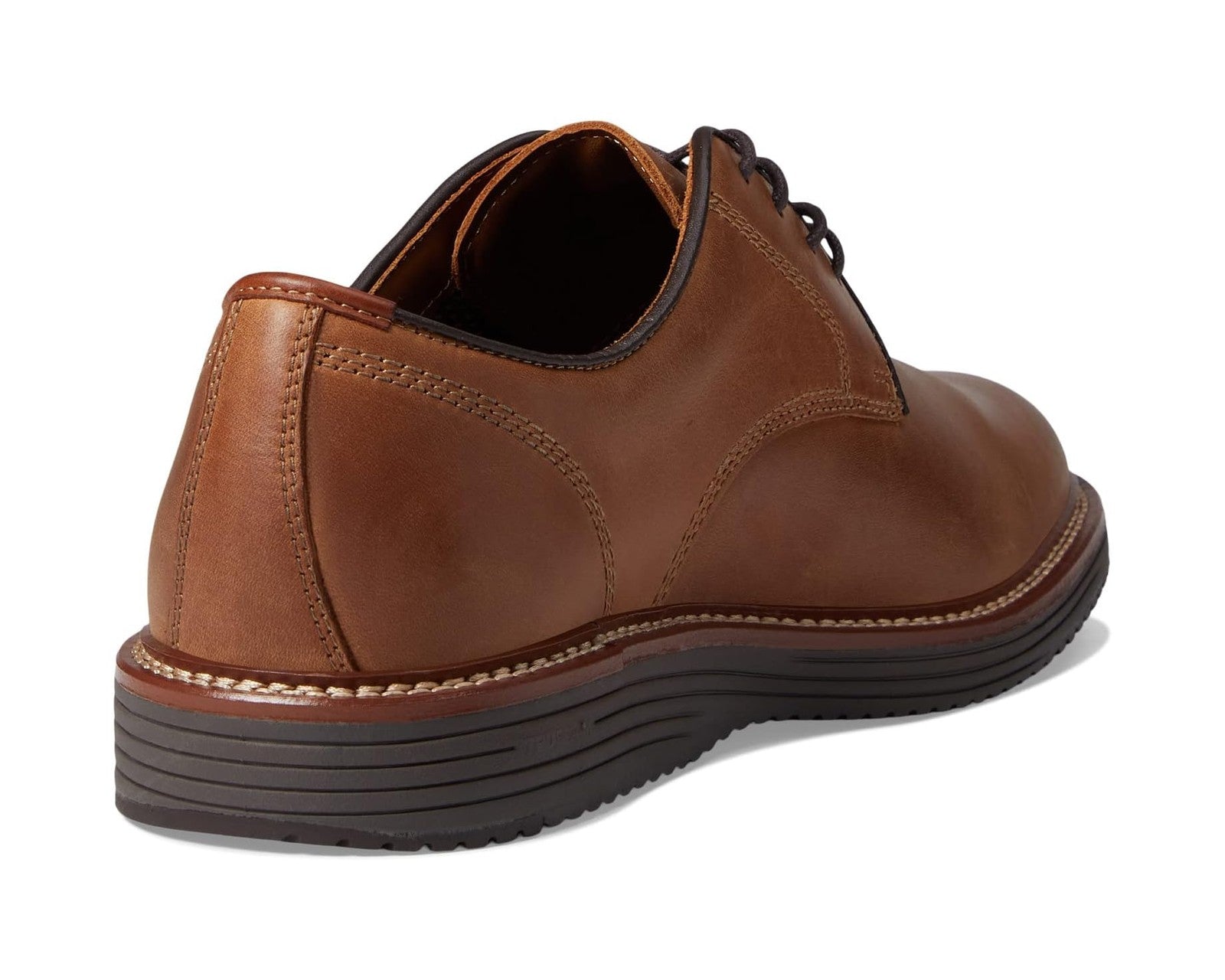 Johnston & Murphy Upton Plain Toe 20-4338 Tan Oiled Full Grain