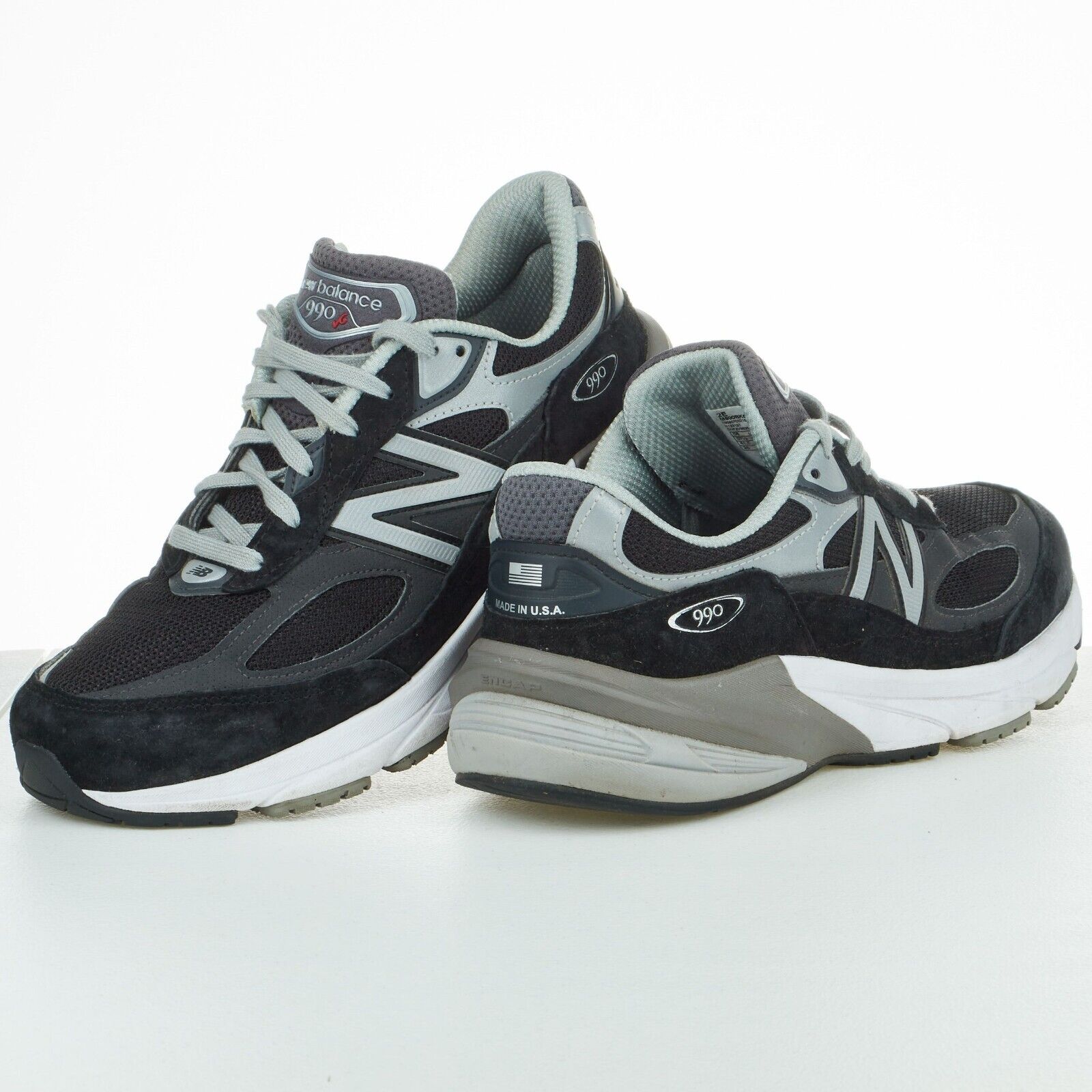 Size 8.5 - New Balance 990v6 Made in USA Black Silver M990BK6 - AllSportsWearUSA