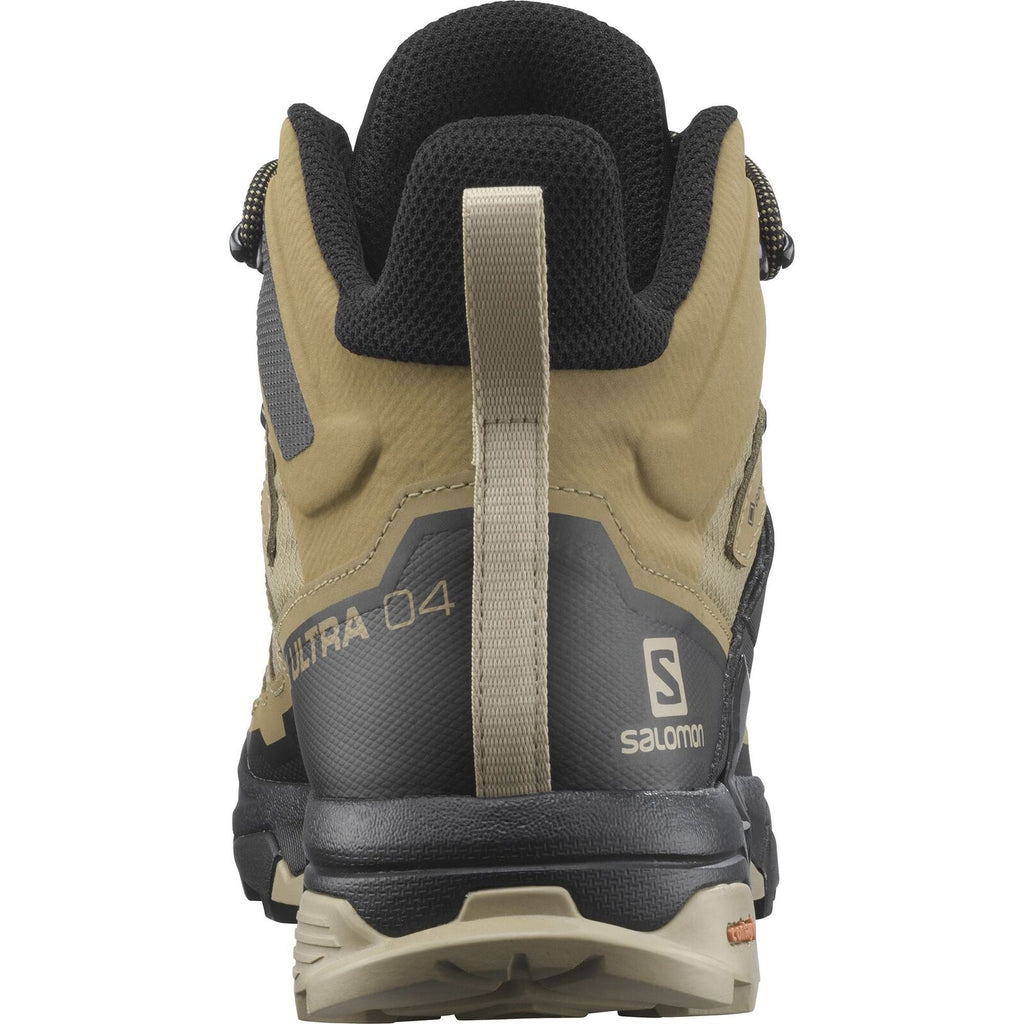 Salomon X Ultra 4 Mid GoreTex Hiking Boots Waterproof Kelp Black Safari - AllSportsWearUSA