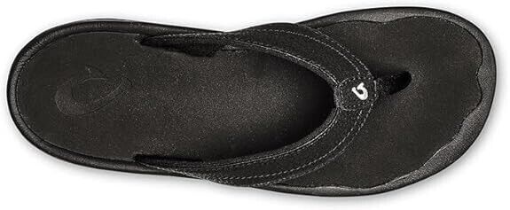 OLUKAI Ohana Sandal Women's Black 20110-4040 size9 BRAND NEW - AllSportsWearUSA