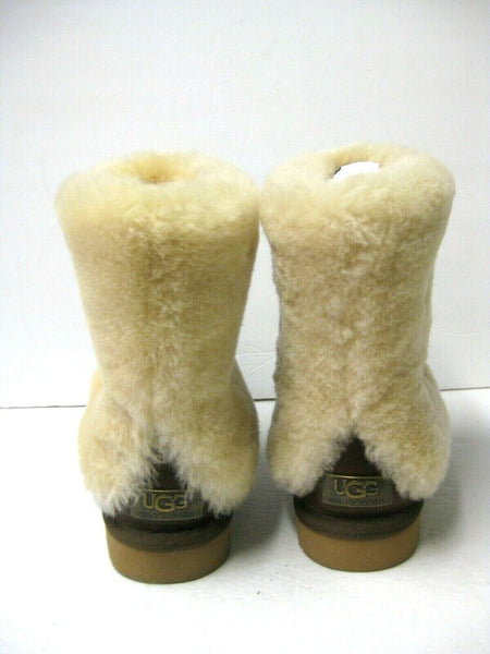 UGG 1008823-CHE size 6 Women's Patten Leather Chestnut boots Brand New - AllSportsWearUSA