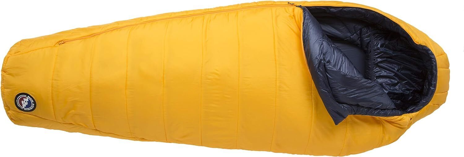 Big Agnes Lost Dog 30° BLD30RL19 Yellow/Navy Sleeping Bag Brand New - AllSportsWearUSA