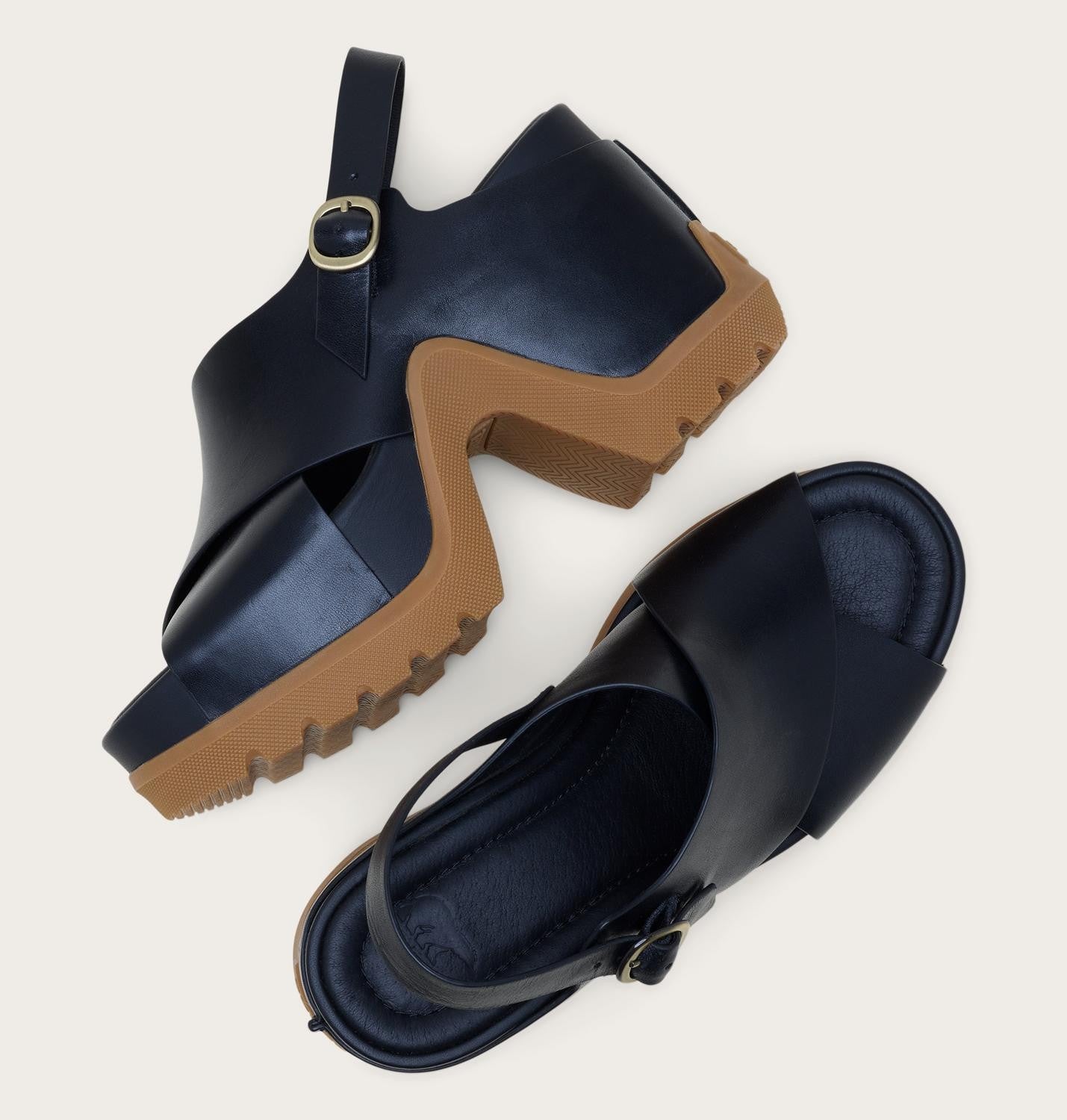 SOREL Roam'n™ Rise Heel Women's Sandal 2151451-010 Black