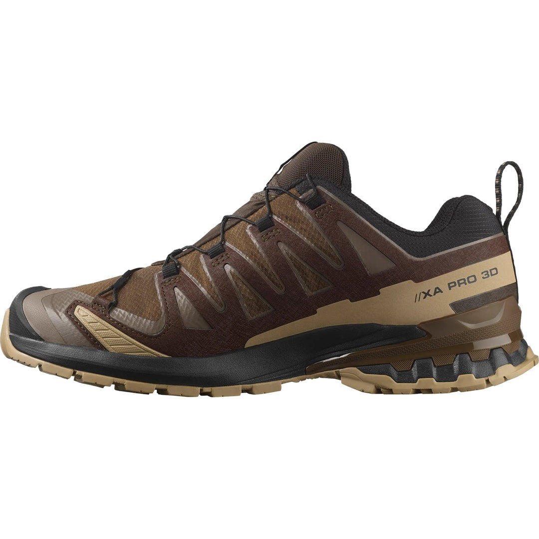 Salomon Men's  XA PRO 3D V9 Gore Tex L478818  Dark Earth  Desert Tan  Black