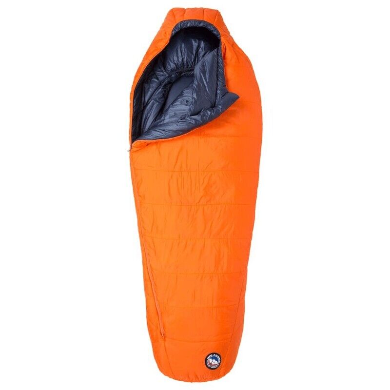 Big Agnes Lost Dog 15°F Sleeping Bag - Men's Long /Oange Navy Brand New - AllSportsWearUSA
