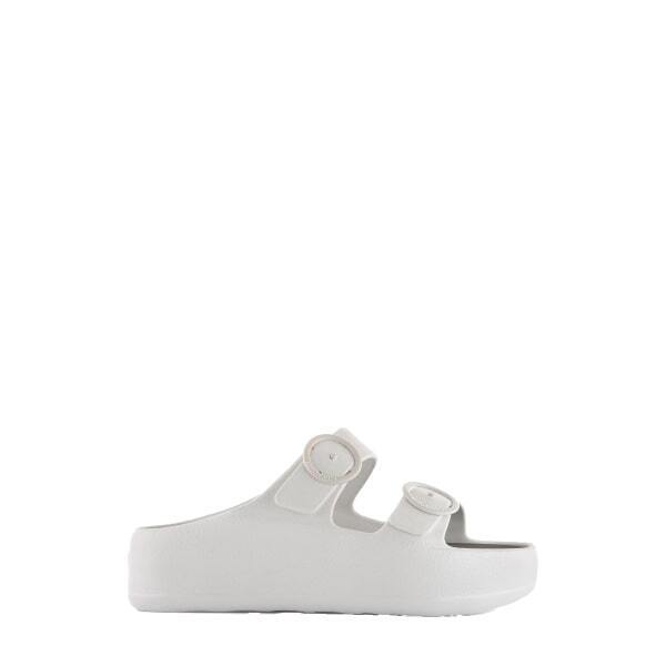 Lemon Jelly, Women's Gaia Slide Sandal GAIA-04 WHITE BRAND NEW - AllSportsWearUSA