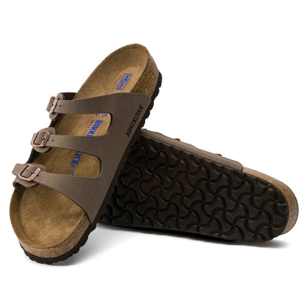 Birkenstock Women's  Florida Birkibuc Mocha Sandals 0053881