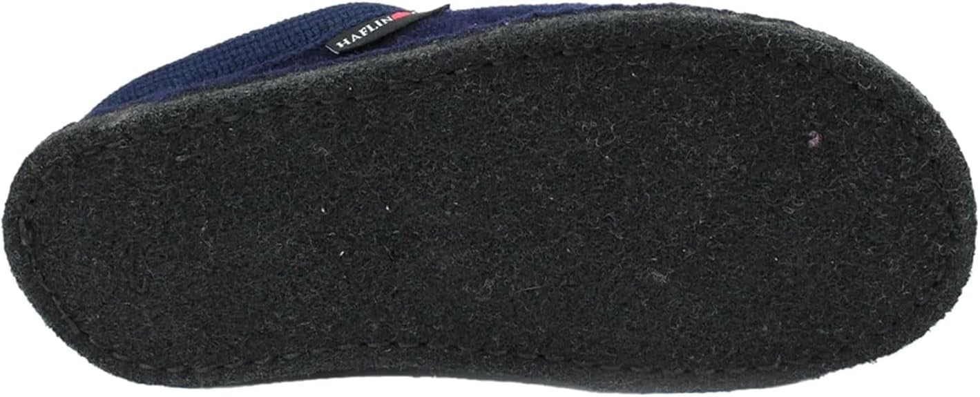 Haflinger Fido Navy Slippers 313105-70