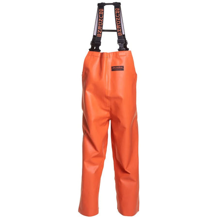 Grundens Herkules 16 Men's Waterproof Fishing Bib Pants Orange 10096-800