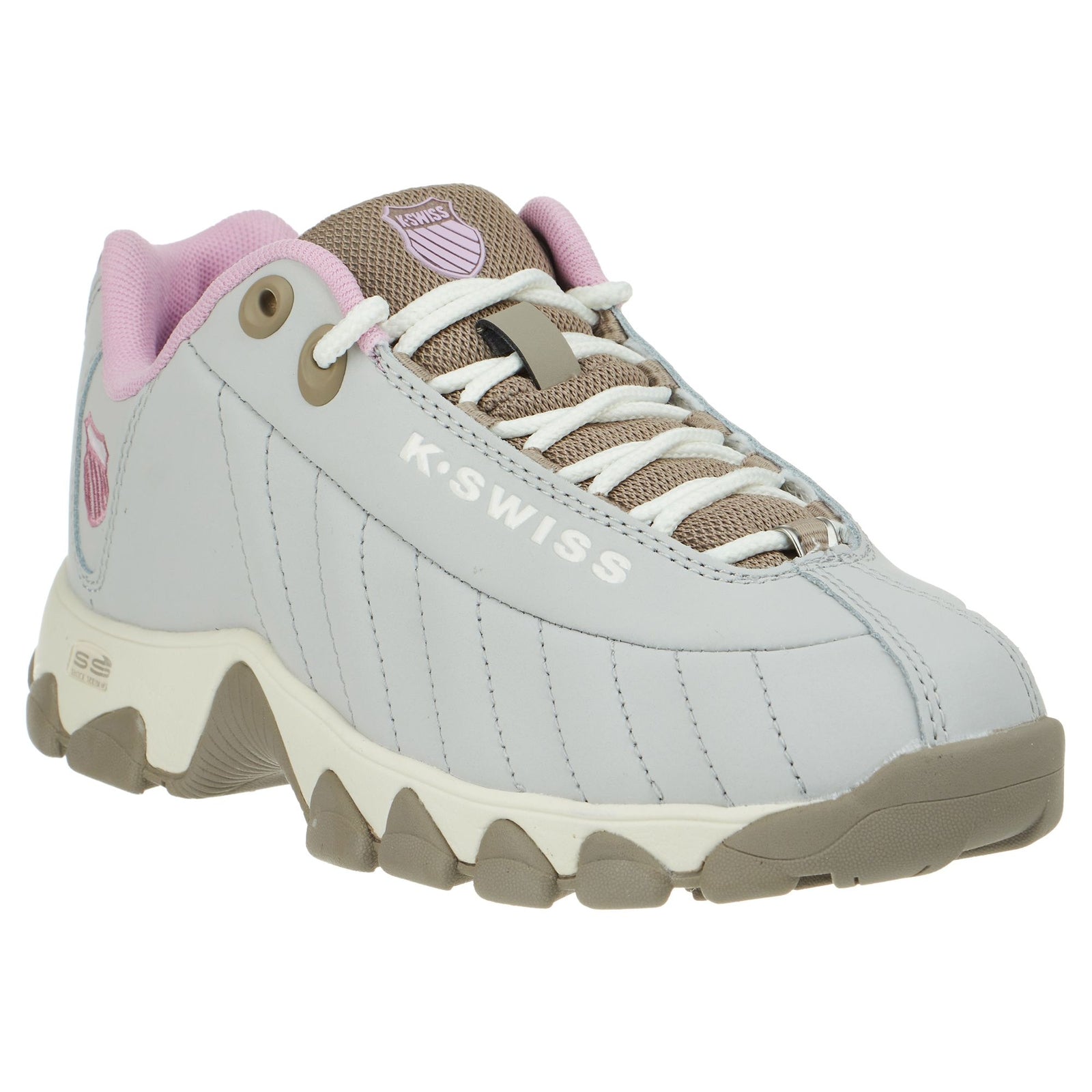 K-Swiss ST329 CMF Woman's Sneaker 93426-049 Light Grey Pink Brand New