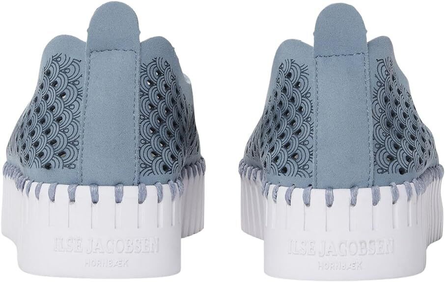 Ilse Jacobsen Womens Tulip 3373 Cloud Blue Platform Slipon Brand New - AllSportsWearUSA
