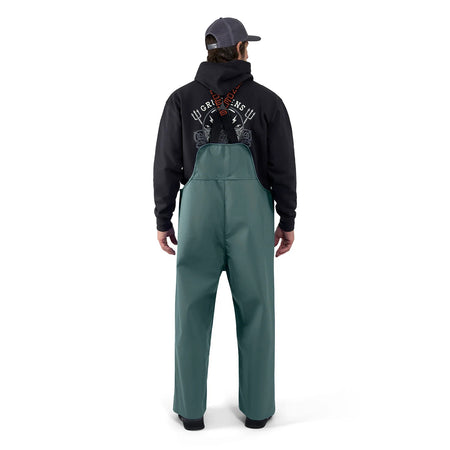 Grundens Men's Shoreman 500 Waterproof Fishing Bib Pants Green