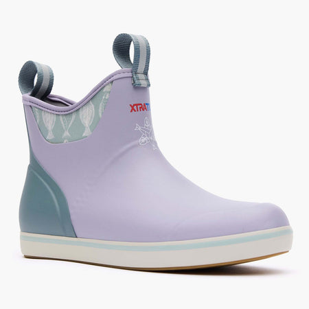 XTRATUF Women's Salmon Sisters Ankle Deck Boot XWAB-503 Lavender