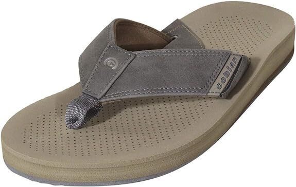Cobian Mens ARV 2 AVR19010 CHARCOAL Size 8 Flip Flop Sandal Brand New - AllSportsWearUSA