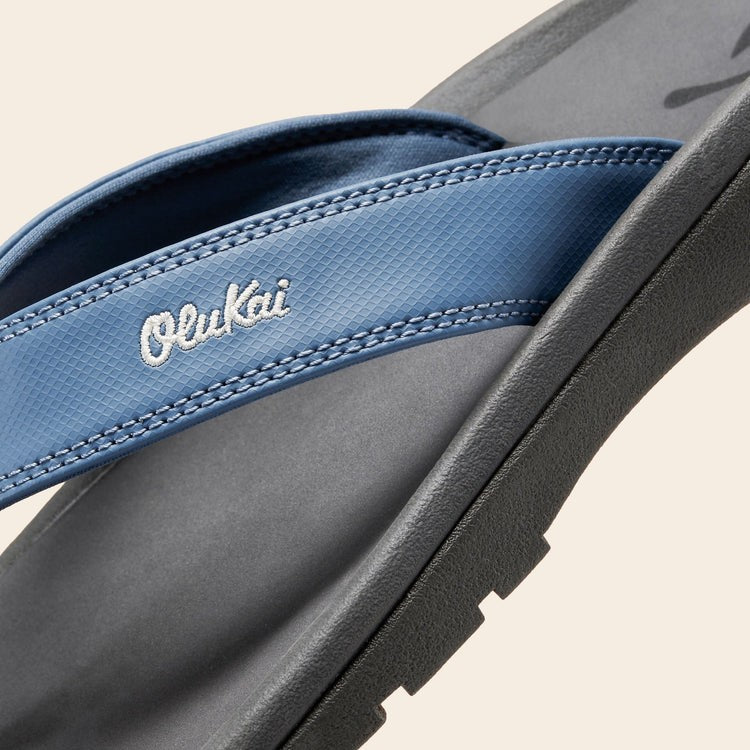 OluKai Men's ‘Ohana Sandals 10110 Blue Fog / Rock