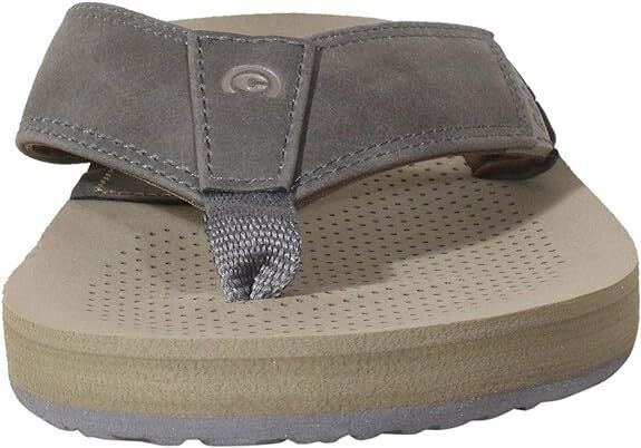 Cobian Mens ARV 2 AVR19010 CHARCOAL Size 8 Flip Flop Sandal Brand New - AllSportsWearUSA