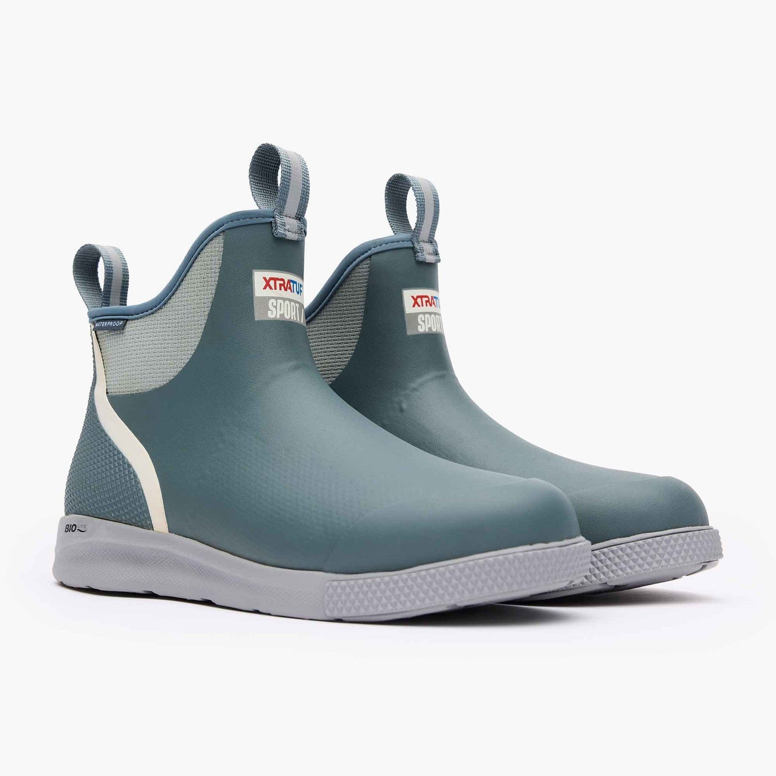 XTRATUF Men's Ankle Deck Boot Sport  XADSM-201 Stormy Blue
