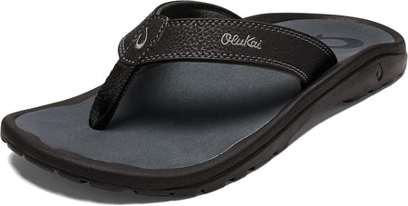 OluKai Ohana Men’s Beach Sandals 10110-4042 BlackDark Shadow