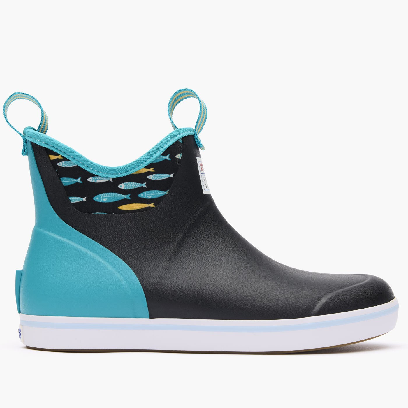XTRATUF Women's Salmon Sisters Ankle Deck Boot XWAB-0TS Black
