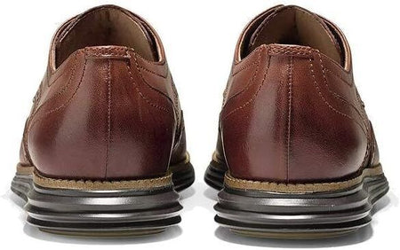 Cole Haan Men's Original Grand Leather Wingtip Oxfords Woodbury/Java C26472 New - AllSportsWearUSA