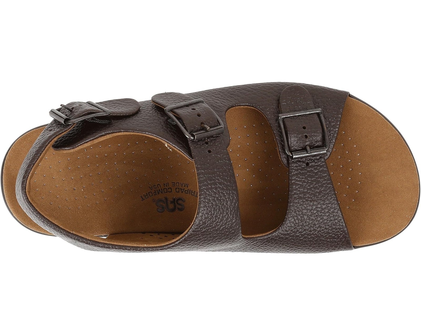 SAS  Bravo Adjustable Comfort Sandal Men's Brown