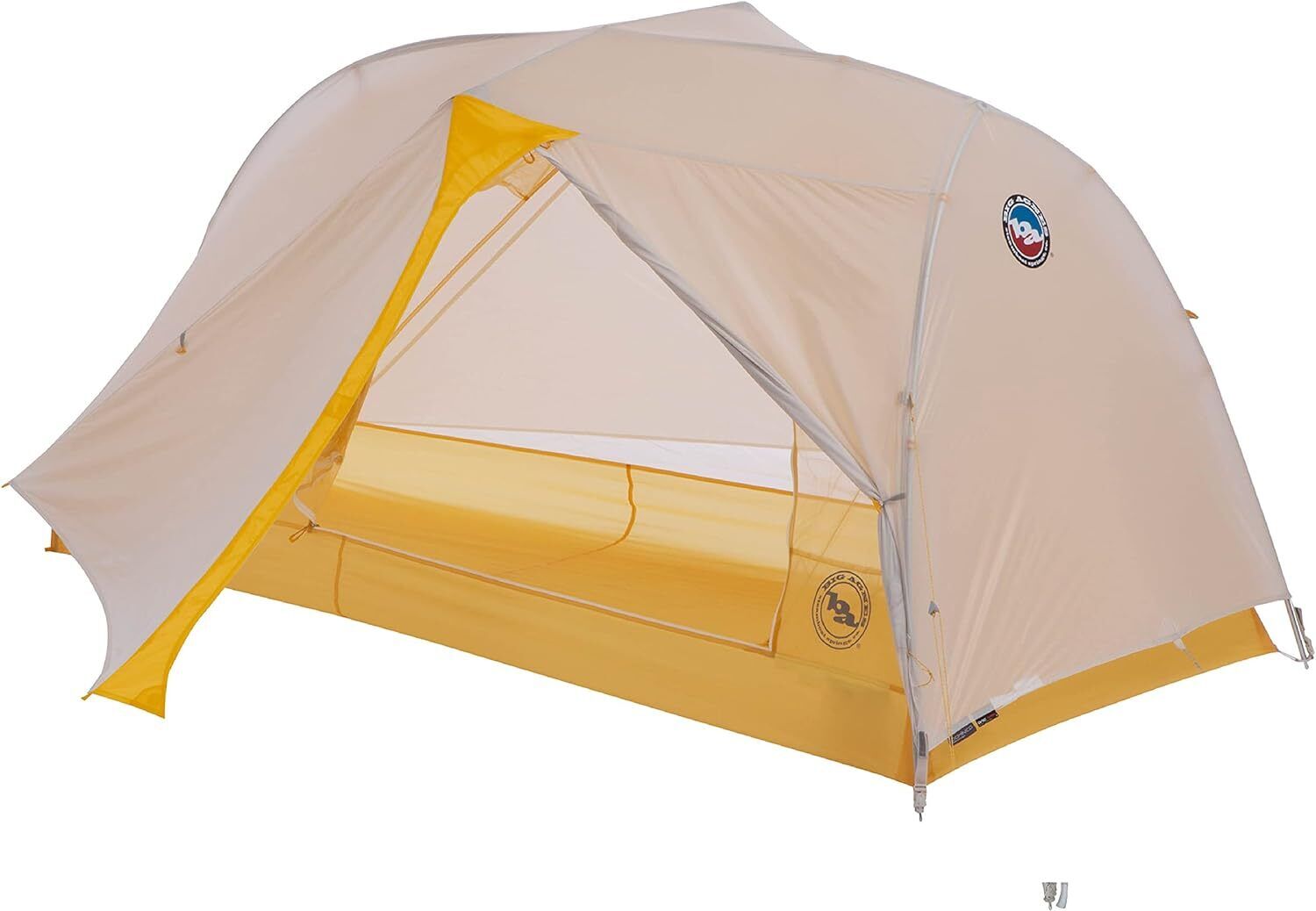 Big Agnes Tiger Wall Yellow UL w/ UV Resistant Solution Dyed Fabric Tent New - AllSportsWearUSA