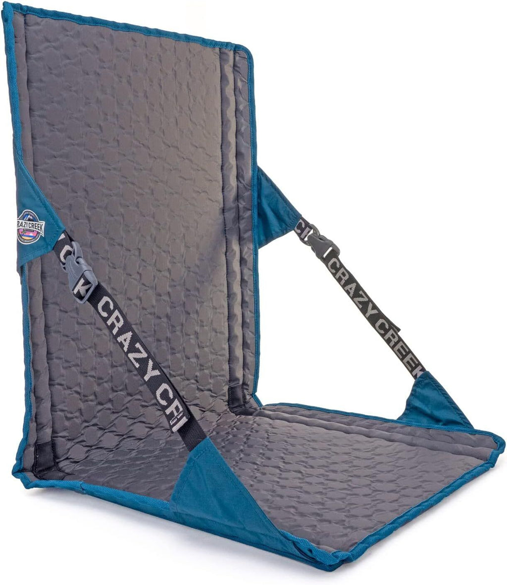 Crazy Creek HEX 2.0 1039-185 Aleutian Blue/Slate Original Chair Brand New - AllSportsWearUSA