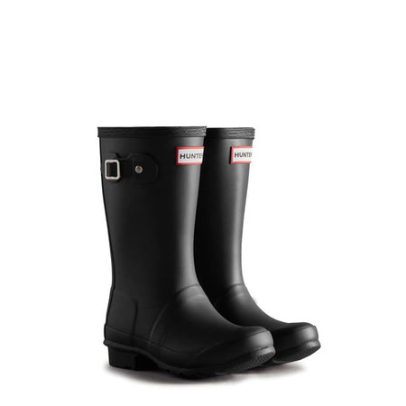 Hunter Big Kids Original Rain Boots Black