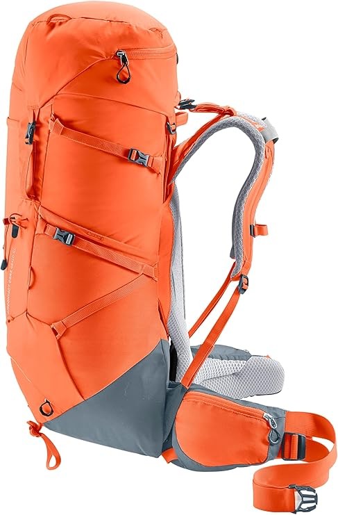 Deuter Women's Aircontact Core 45+10L SL Hiking Backpack  Paprika-Graphite