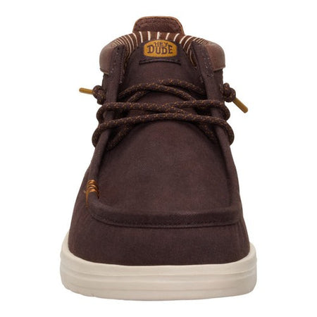 Hey Dude Wally Mid Gripr Vin Classic 42052-2IV Mole Brown