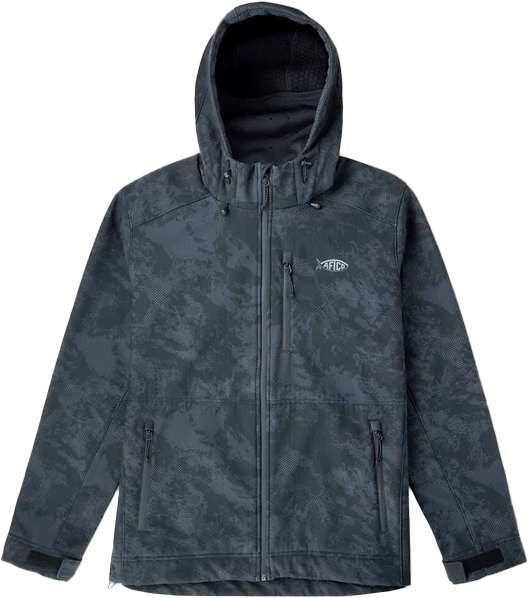 Aftco Reaper Camo Windproof Jacket MJ40-BLSC Black Storm Camo - Small