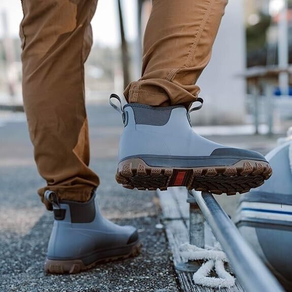 Grundens Men's Deviation 6" Ankle Boot 60015-912-SMOKE BRAND NEW - AllSportsWearUSA