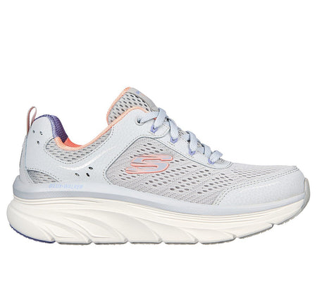 Skechers D'Lux Walker-Infinite Motion / Womans / Gray/Coral / BRAND NEW