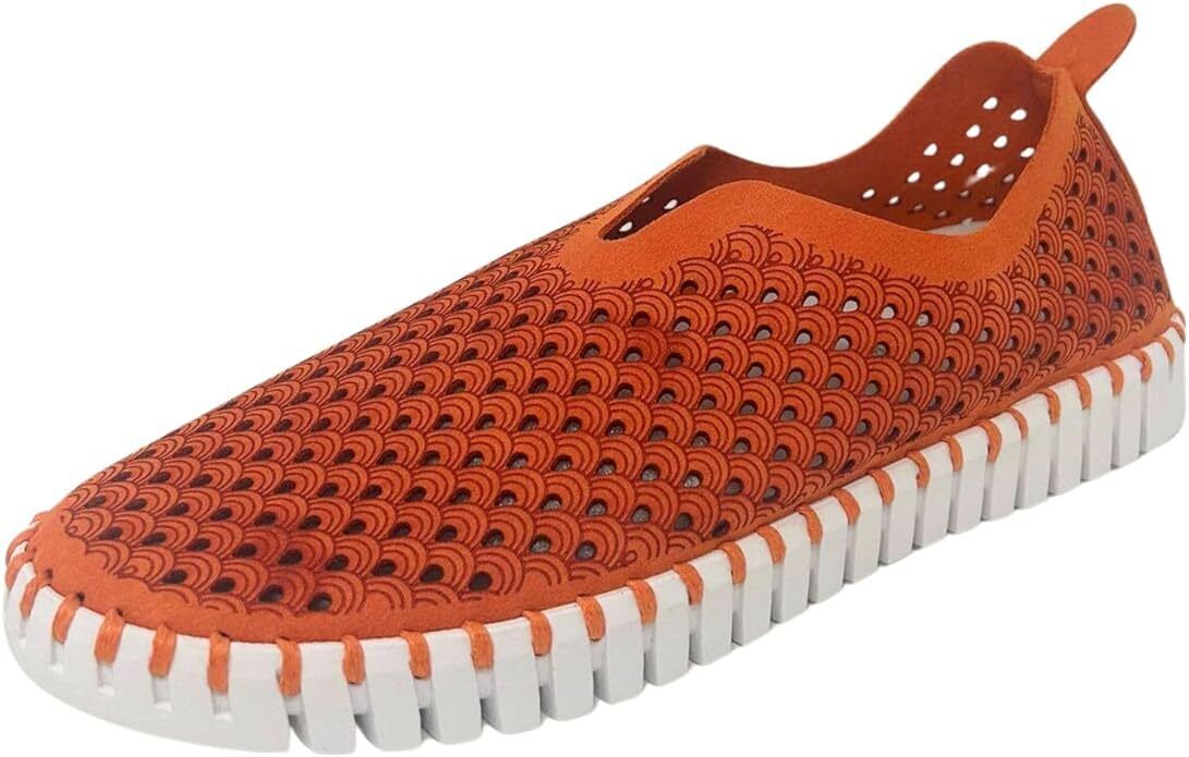 Ilse Jacobsen Women's Tulip 139 HORNBAEK Camelia Orange Slip-on Shoe - AllSportsWearUSA