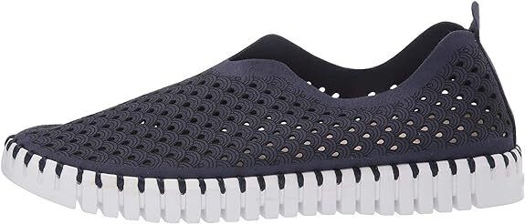 Ilse Jacobsen Womens Tulip 139 Navy TULIP139600 Slipon Shoe Brand New - AllSportsWearUSA