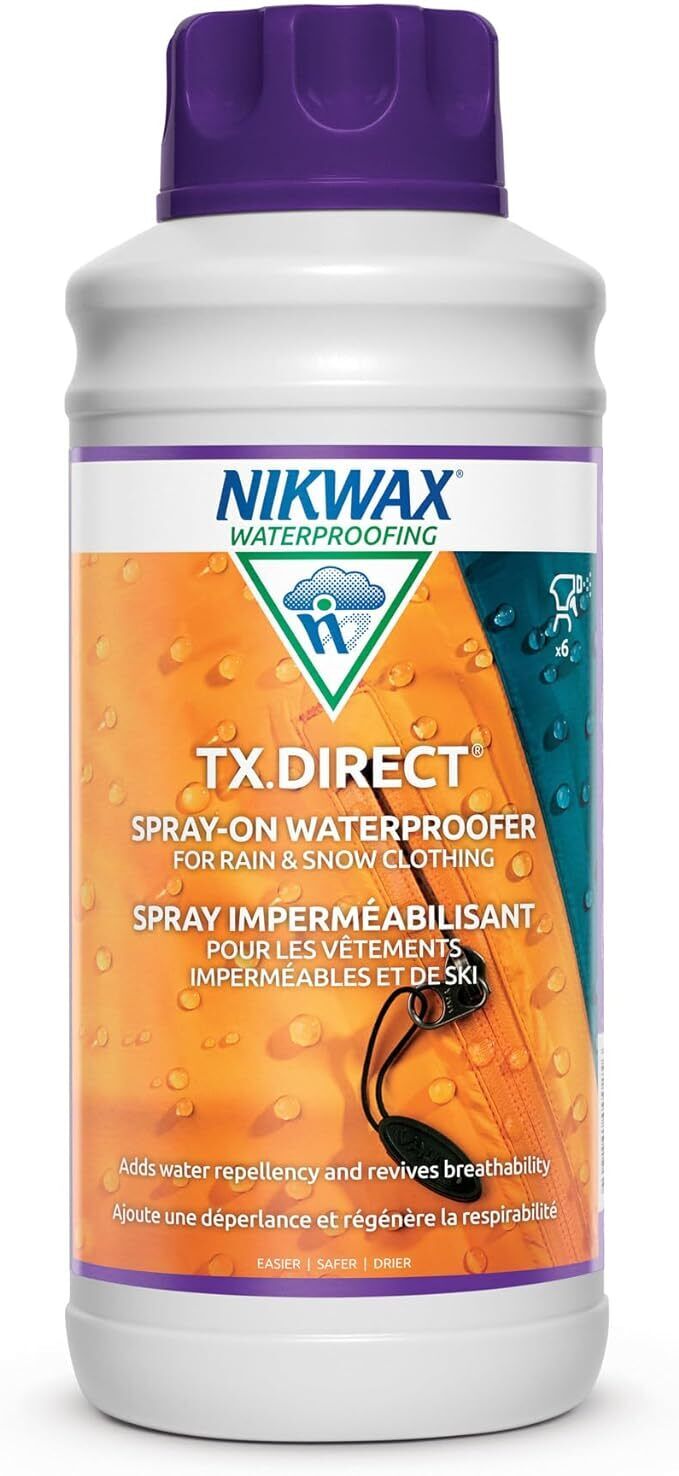 Nikwax TXDirect SprayOn Waterproofing Refill 1000 ml - AllSportsWearUSA