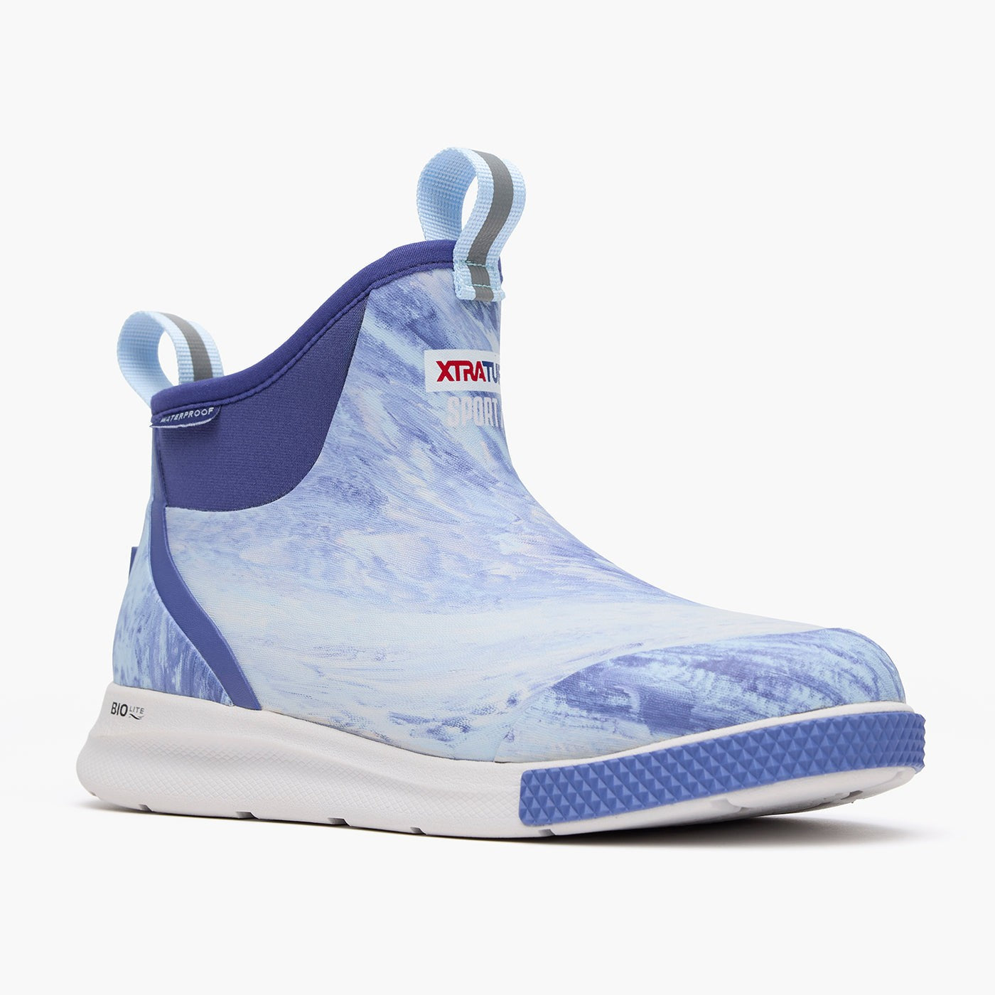 XTRATUF Women's Ankle Deck Boot Sport XADSW-201  Skipper Blue