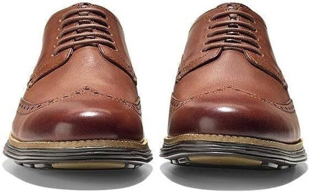 Cole Haan Men's Original Grand Leather Wingtip Oxfords Woodbury/Java C26472 New - AllSportsWearUSA