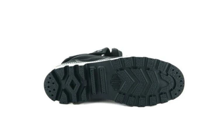 Palladium Womens Pampa Baggy 92478-001-M Black/ Canvas Boots SIZE 7 Brand New - AllSportsWearUSA