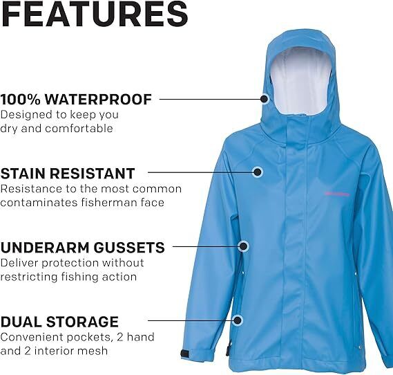 Grundéns Women’s Neptune Commercial Fishing Jacket 10132-421Brand New - AllSportsWearUSA
