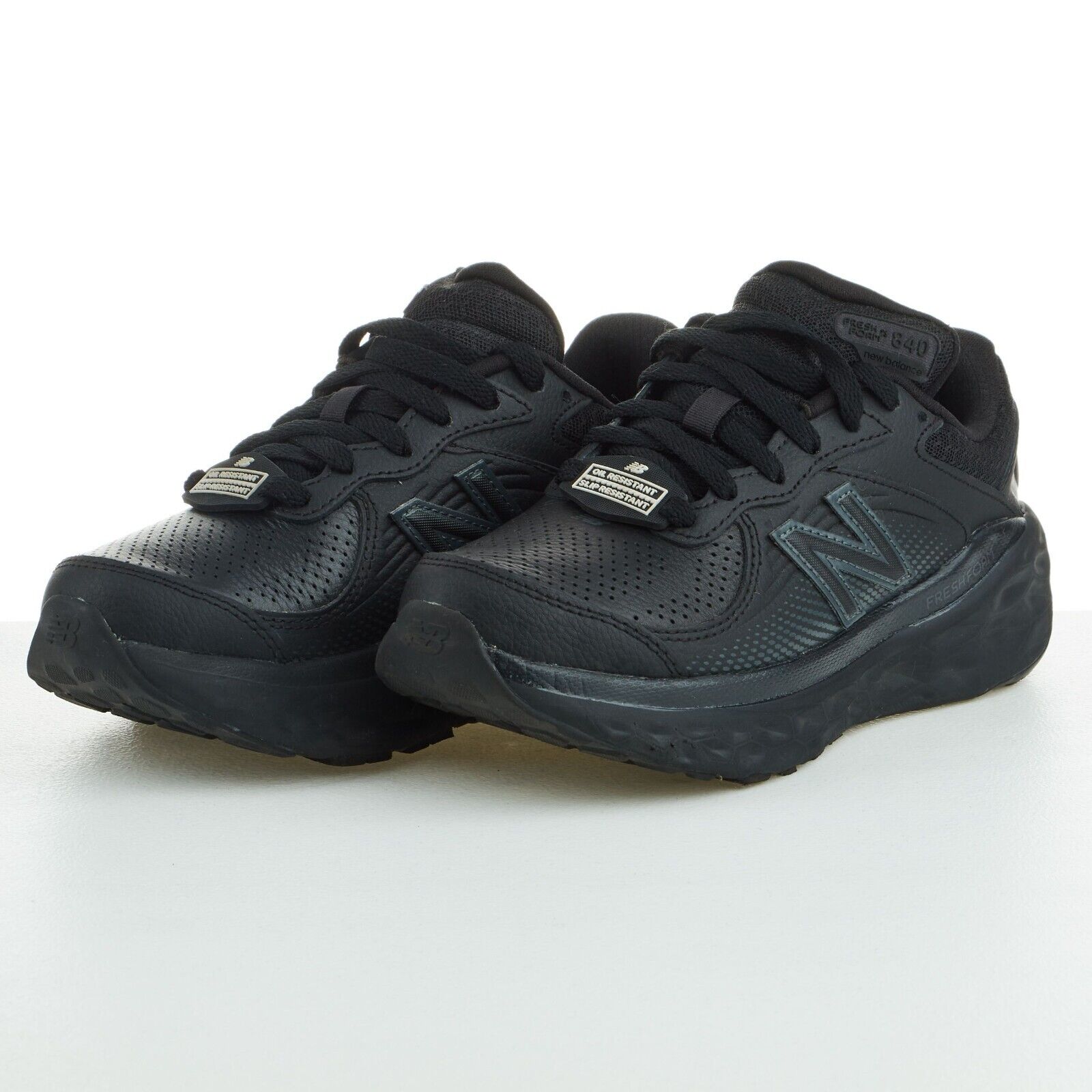 Size 6 - New Balance Fresh Foam X 840F Slip Resistant Triple Black - AllSportsWearUSA