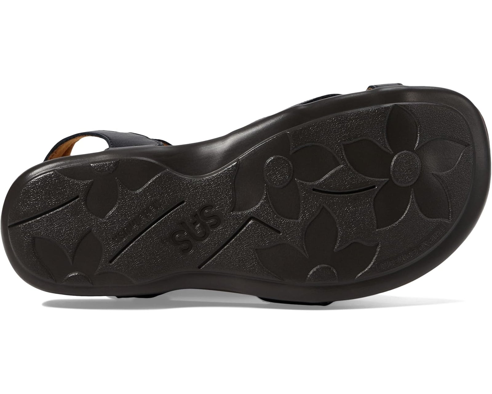 SAS Pampa Comfort Toe Loop Sandal Black