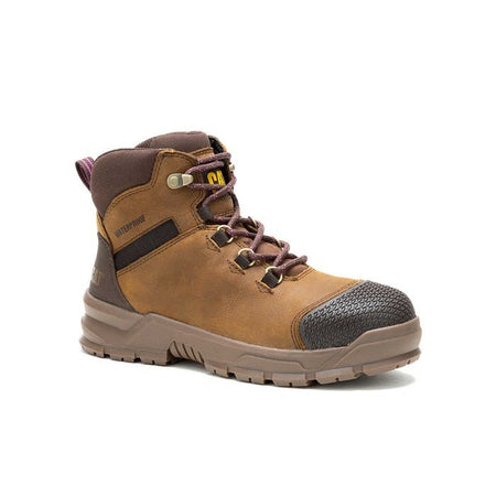 Caterpillar Accomplice X Waterproof Steel Toe Work Boot Women Crisp