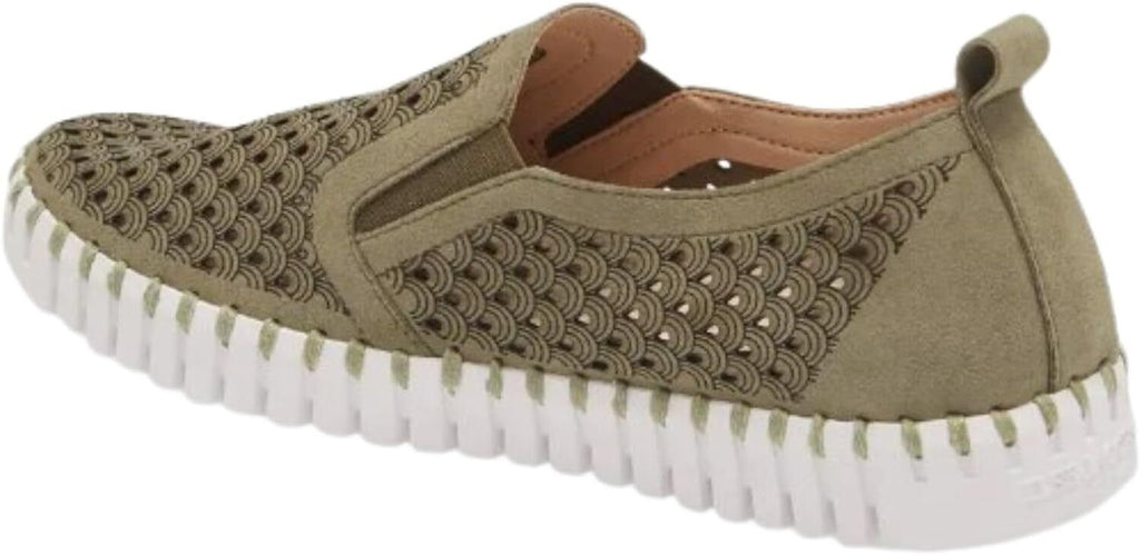 ILSE JACOBSEN HORNBK Womens Tulip 140WOM Army Slipon Shoe Brand New - AllSportsWearUSA