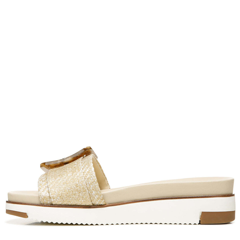 Sam Edelman Women's Beige Ariane Platform Buckle Slide Sandals BRAND NEW