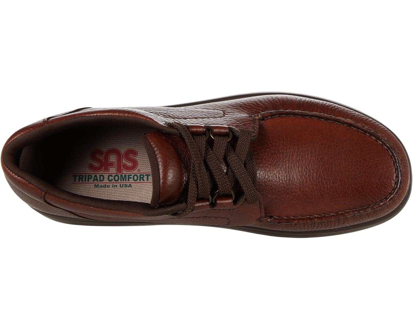 SAS Men's Shoes Bout Time Mulch Brown Lace Up