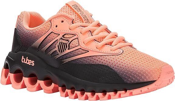 KSwiss Womens Tubes Sport Lite Neon CoralBlack 97924651M Training Shoe New - AllSportsWearUSA