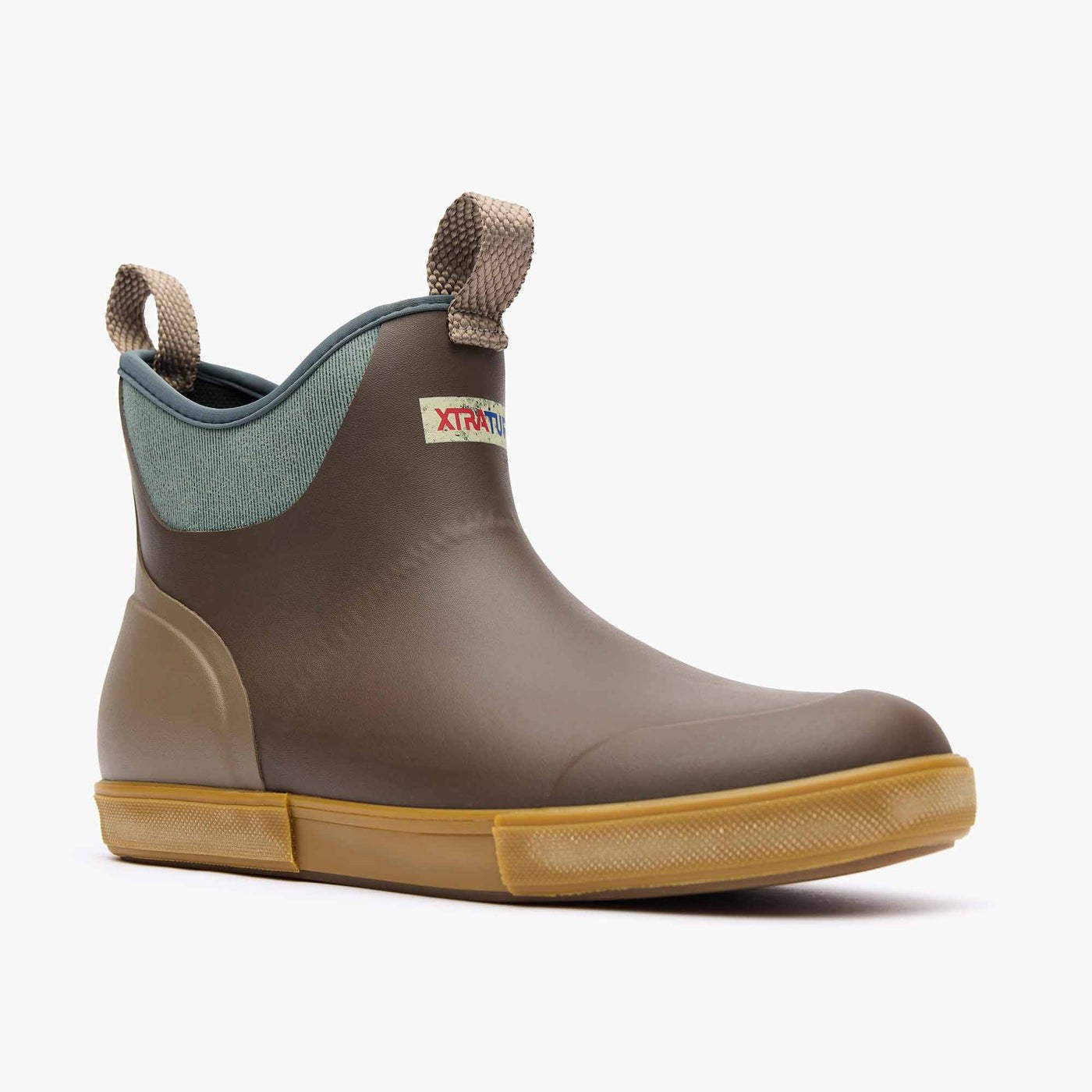 XTRATUF Men's Vintage Ankle Deck Boot XMABV-900 Brown