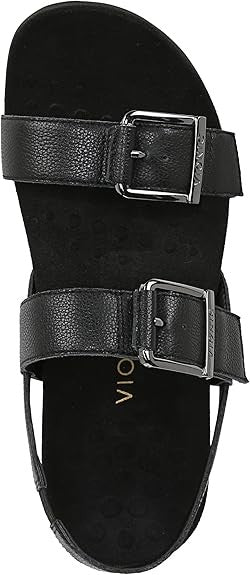 Vionic Women's Reese Slingback Sandals J2154L1-001 Black Leather